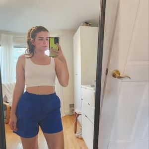 BNWT H&M Linen Blend Pull On Shorts